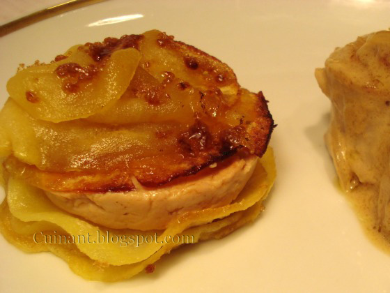Al con foie cerdo de solomillo oporto